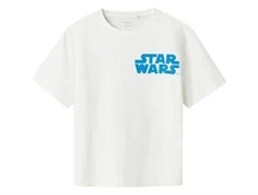 Hvid t-shirt med Star Wars logo-print fra Name It 13243313 bright white